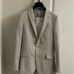 JF J.Ferrar Light Gray Men's Blazer